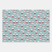 Weihnachten Geschenkpapier Set (Vorderseite)