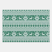 Weihnachten Geschenkpapier Set (Vorderseite 2)