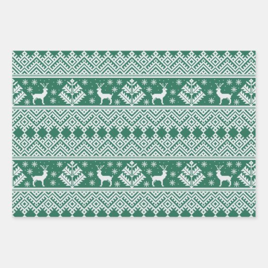 Weihnachten Geschenkpapier Set (Vorderseite 2)