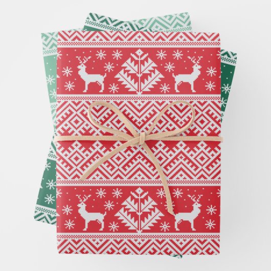 Weihnachten Geschenkpapier Set (Beispiel)