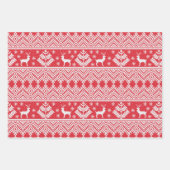 Weihnachten Geschenkpapier Set (Vorderseite)