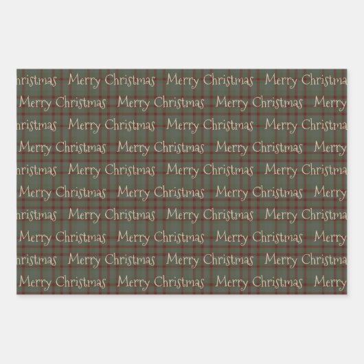 Weihnachten! Geschenkpapier Set (Vorderseite 2)