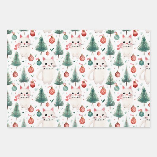 Weihnachten Geschenkpapier Set (Vorderseite)