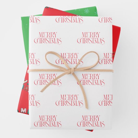 Weihnachten Geschenkpapier Set (Beispiel)