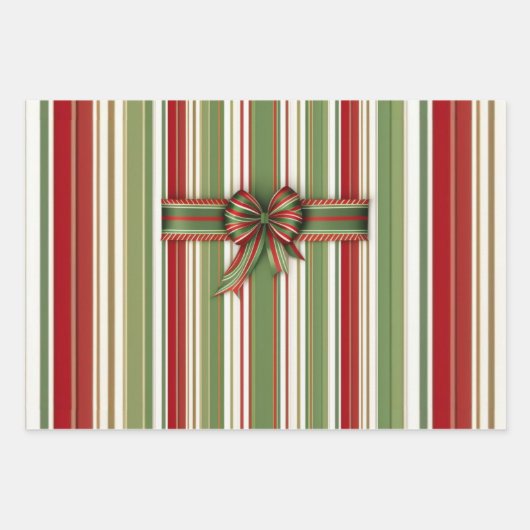 Weihnachten Geschenkpapier Set (Vorderseite)