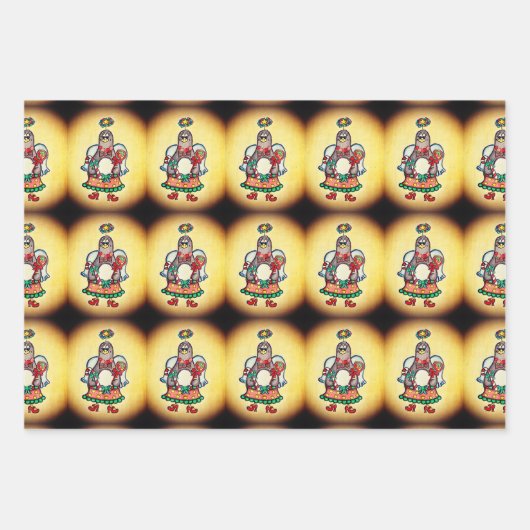 Weihnachten Geschenkpapier Set (Vorderseite 3)