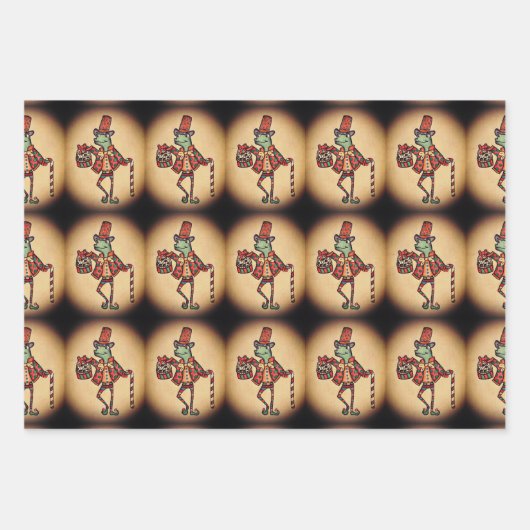 Weihnachten Geschenkpapier Set (Vorderseite)