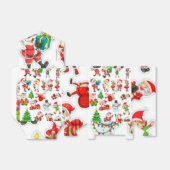 Weihnachten Geschenkschachtel (Ungefaltet)