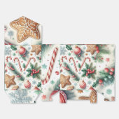 Weihnachten Geschenkschachtel (Ungefaltet)