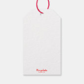 Weihnachten Geschenktasten Geschenkanhänger (Rückseite)