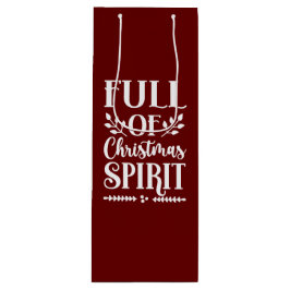 Weihnachten Geschenktüte Für Weinflaschen