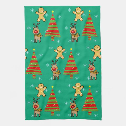 Weihnachten Geschirrtuch (Vertikal)