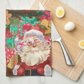 Weihnachten Geschirrtuch (Viertel Falte)
