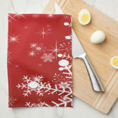 Weihnachten Geschirrtuch (Viertel Falte)