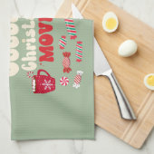 Weihnachten Geschirrtuch (Viertel Falte)