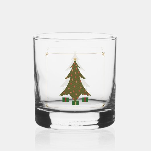 Weihnachten gestoppt whiskyglas (Vorderseite)