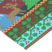 Weihnachten gestrickter tischdecke (Schrägansicht)