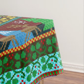 Weihnachten gestrickter tischdecke (Beispiel)