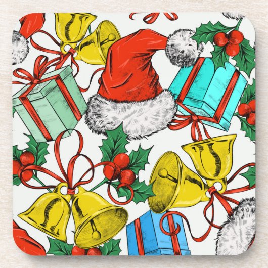 Weihnachten Getränkeuntersetzer (Vorderseite)