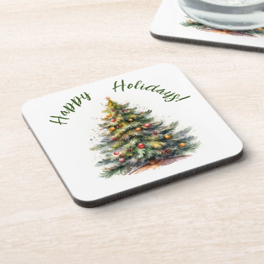 Weihnachten Getränkeuntersetzer (Linke Seite)