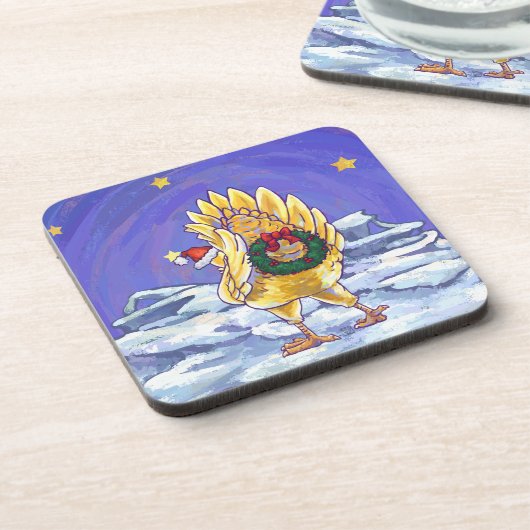 Weihnachten Getränkeuntersetzer (Linke Seite)