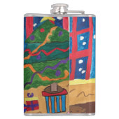 Weihnachten gewartet flachmann (Rückseite)