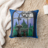 Weihnachten "gewartet für Santa" Kissen (Decke)