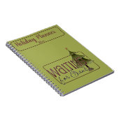 Weihnachten Gewartet für Santa Tree Urlaubsplaner Notizblock (Rechte Seite)