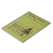 Weihnachten Gewartet für Santa Tree Urlaubsplaner Notizblock (Linke Seite)