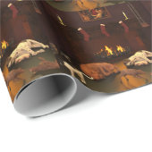 Weihnachten gewartet geschenkpapier (Rolleneckpunkt)