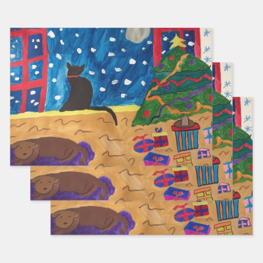 Weihnachten gewartet geschenkpapier set (Set)