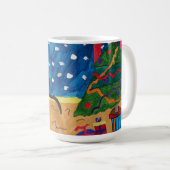 Weihnachten gewartet kaffeetasse (VorderseiteRechts)