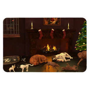 Weihnachten gewartet magnet