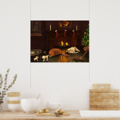 Weihnachten gewartet poster (Küche)
