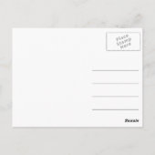 Weihnachten gewartet postkarte (Rückseite)