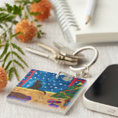 Weihnachten gewartet schlüsselanhänger (Vorderseite rechts)