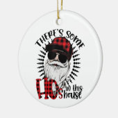 Weihnachten gibt es in diesem Haus ein paar Hos Keramik Ornament (Links)