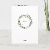 Weihnachten Gilded Greenery auf Schwarz | Foto Inn (Rückseite)