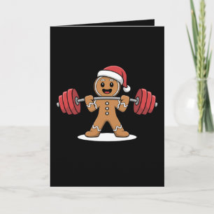 Weihnachten-Gingerbread-Krafttraining-Turnhalle-We Karte