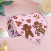 Weihnachten Gingerbread Mann Lebkuchenbaum Krawatte