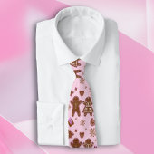 Weihnachten Gingerbread Mann Lebkuchenbaum Krawatte