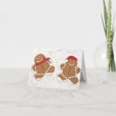 Weihnachten Gingerbread Mann Schneegel (Vorderseite)