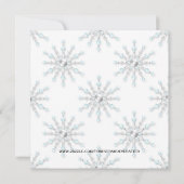 Weihnachten Gingerbrot Mann NIEDLICHES Weihnachtsf Einladung (Rückseite)