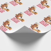 Weihnachten: Gingerbrot Riesiges Snickerdoodle Geschenkpapier (Ecke)