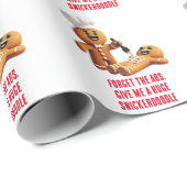 Weihnachten: Gingerbrot Riesiges Snickerdoodle Geschenkpapier (Rolleneckpunkt)