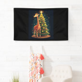 Weihnachten Giraffe Offiziellen BaumTopper Funny T Banner (Insitu)