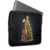 Weihnachten Giraffe Offiziellen BaumTopper Funny T Laptopschutzhülle (Vorne Rechts)