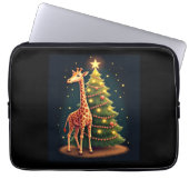 Weihnachten Giraffe Offiziellen BaumTopper Funny T Laptopschutzhülle (Vorderseite)