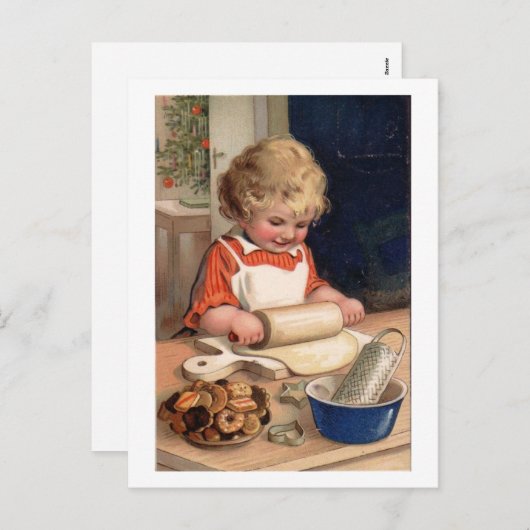 Weihnachten - Girl Backkost (Vorne/Hinten)