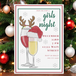 Weihnachten Girls Night Einladung